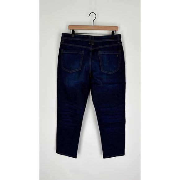 The Perfect Jean NYC Athletic Fit Denim Jeans Men 33x28 Mariner Dark Blue New - Picture 6 of 12